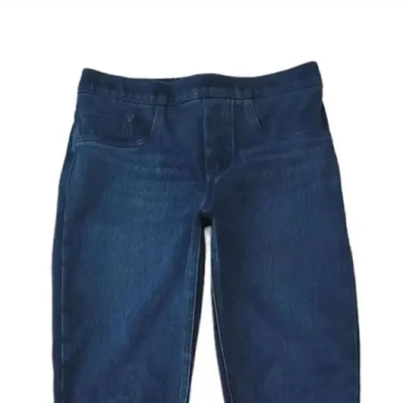 Spanx Jean-ish Ankle Leggings Denim Jeggings in Twilight Rinse Size Small (2/4) - Picture 4 of 12